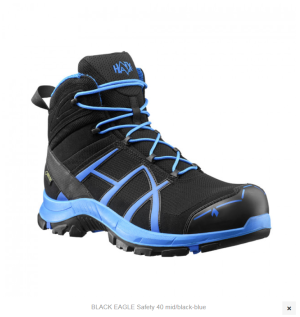 Haix BLACK EAGLE Safety 40 mid/black-blue uk 11 maat 46